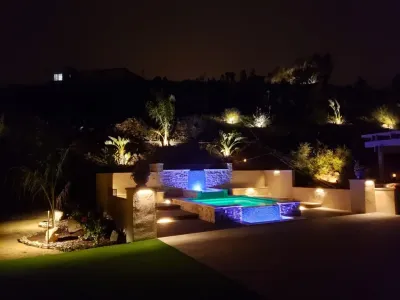 Rancho Cielo Landscape Lighting — Landscape Design project by Nick Martin Landscape Architect Inc. in Rancho Santa Fe