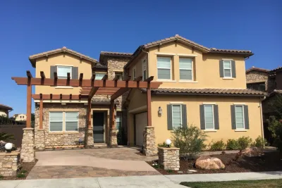 Carlsbad Overhead Structure — Landscape Design project by Nick Martin Landscape Architect Inc.