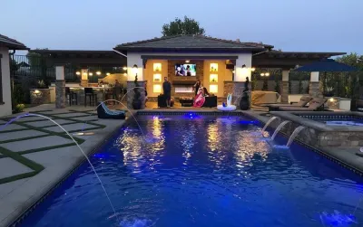 Del Mar Outdoor Living and Pool Design — Landscape Design project by Nick Martin Landscape Architect Inc.