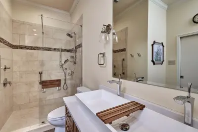 Schertz Master Bathroom Accessibility Renovation by Virtuoso Builders