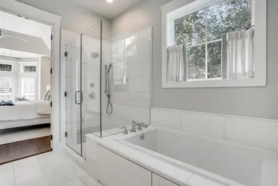Tranquility Primary Bathroom — Design-Build Services project by Swanson Renovations - Luxury Design & Build