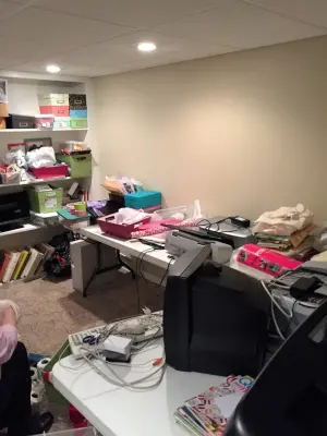 Sewing Room Transformation — Design-Build Services project by Flourished Living By Francesca Levings