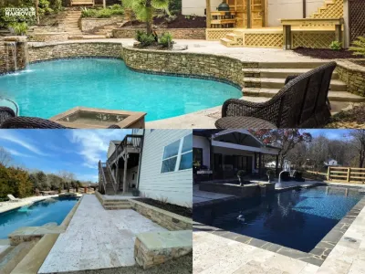 Pool Construction — Landscape Design project by Outdoor Makeover & Living Spaces