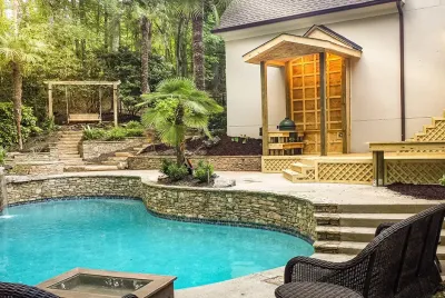 Best Pool Builders In Atlanta — Landscape Design project by Outdoor Makeover & Living Spaces