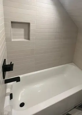 Contemporary Bathroom Renovation — Design-Build Services project by Jamie Rupprecht