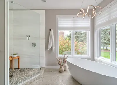 Primary Suite Spa Bathroom — Design-Build Services project by Becker Building & Remodeling Inc.