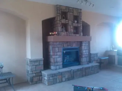 Layered Stone Artistry — Design-Build Services project by Professional Contracting