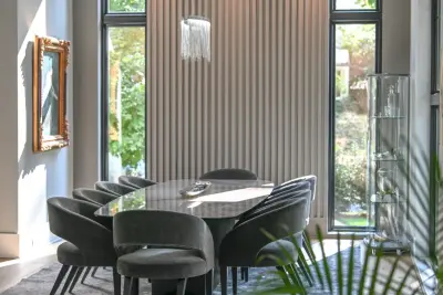 The Social Curve: A Narrative of a Dining Room — Design-Build Services project by Piazza Garibaldi Design