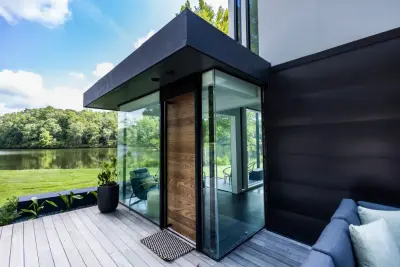 The Boundary: A Tale of Glass and Timber — Design-Build Services project by Piazza Garibaldi Design