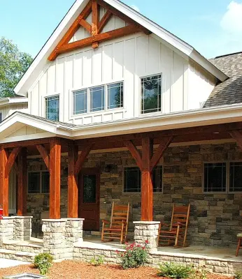 Sequatchie Valley Timber Frame Residence, Tennessee — Design-Build Services project by Homestead Timber Frames