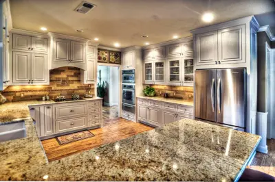 Classic White Kitchen — Design-Build Services project by Bobby Sanders -- Sanders Design Build