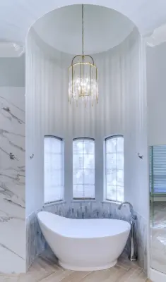Elegant Transitions - Bathroom — Design-Build Services project by Swanson Renovations - Luxury Design & Build