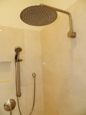 Ellerbe Woods Master Bathroom and Powder Room Renovation — Design-Build Services project by JEB Design/Build