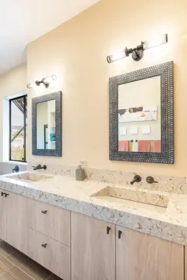 Tucson Foothills Luxury Bathroom — Design-Build Services project by Desert Earth And Wood, LLC