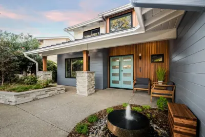 Modern Two-Story Exterior Renovation — Design-Build Services project by MAK Design + Build Inc.