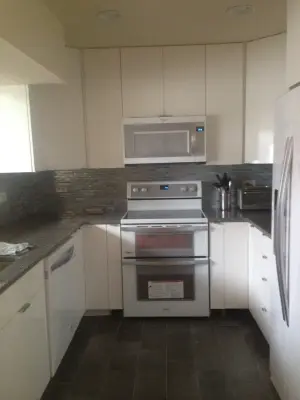 Virginia Monochrome Kitchen — Design-Build Services project by Construction Solutions