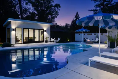 Poolside Cabana in Palm Springs — Design-Build Services project by MAK Design + Build Inc.