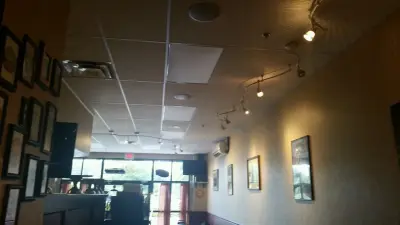 Mitsubishi Mini Split Installation by Certified Heating and Cooling at Pizza D-lux by Certified Heating And Cooling Inc