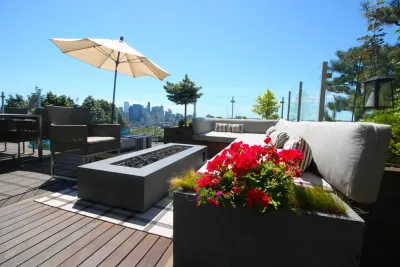 Seattle Skyline Deck — Landscape Design project by Sage And Stone LLC in Seattle