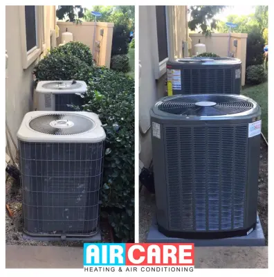AC Replacement — Heating & Cooling Services project by Air Care Heating And Air Conditioning