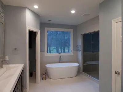 Master Bathroom and Bedroom Booking — Heating & Cooling Services project by Kitchens By Victor