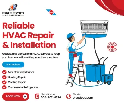 Breezio AC & Heating Inc - Air Duct Cleaning Services in Visalia, CA