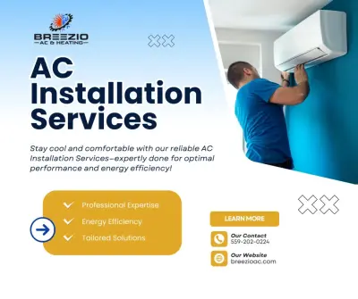 Breezio AC & Heating Inc - Air Duct Cleaning Services in Visalia, CA