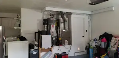 Lance house dryer duct and hood exposure — Heating & Cooling Services project by Caspian Air Conditioning