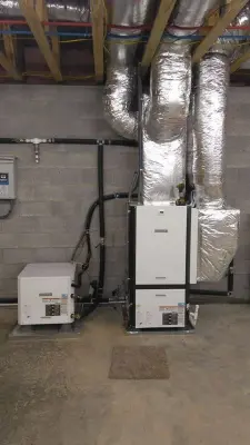 Examples of Geothermal Unit Installations — Heating & Cooling Services project by A & C Trades And Services