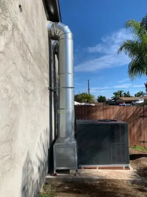 Goodman Package Unit Installation — Heating & Cooling Services project by Caspian Air Conditioning