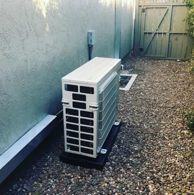 Ductless Heat Pump System Setup — Heating & Cooling Services project by ACS/ American Comfort Services