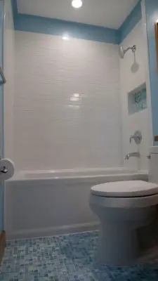 Lunar Luxury Bathroom — Heating & Cooling Services project by Kitchens By Victor