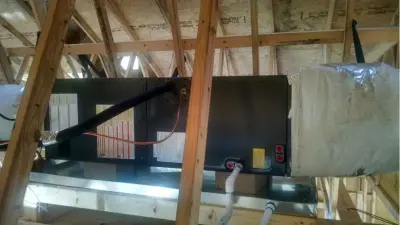 Our Suspended Duct System — Heating & Cooling Services project by 1st Choice Contractors