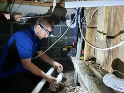 Pipefitting — Heating & Cooling Services project by Superior Heating & Air Inc.