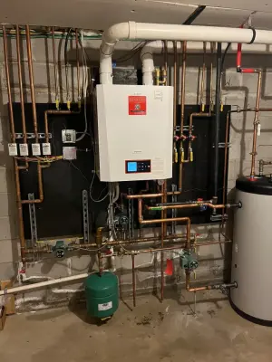 Triangle Tube Setup — Heating & Cooling Services project by Stellitano Heating & Air Conditioning INC