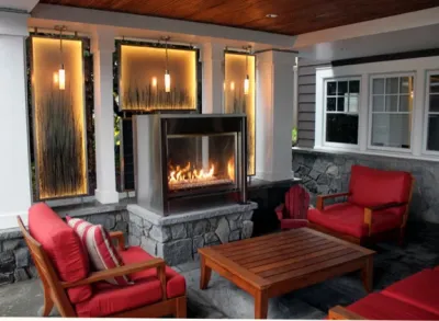 Mercer Island Contemporary Patio — Landscape Design project by Studio 342 Landscape Architecture