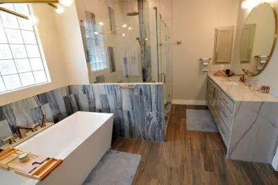 Diverse master bathroom for 2020 — Kitchen Remodeling project by Dianne Clay Interiors