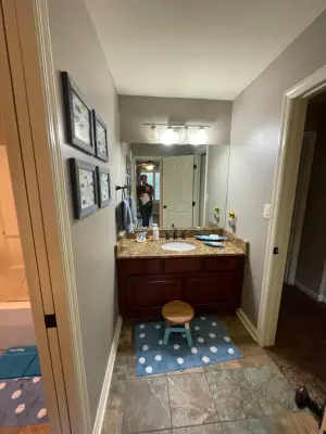 Chic Country Luxury Bathroom Makeover by Haute Designs