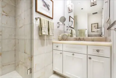 Gramercy Restroom Renovation by Holzman Interiors, Inc.
