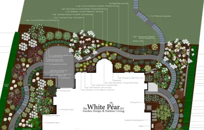 Landscape Design Drawings by The White Pear LLC, Design & Build