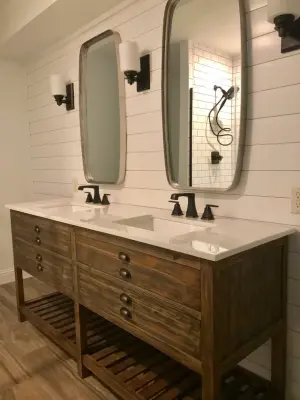 Bathroom Renovation for Guests — Kitchen Remodeling project by Delaney's Design
