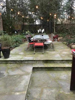 Contemporary Patio in Atlanta, GA — Landscape Design project by Tilting Windmill Landscape Design in Atlanta