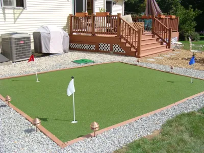 15" x 25' Backyard Putting Green - Cheshire by TJB-INC Landscape & Drainage Contractor