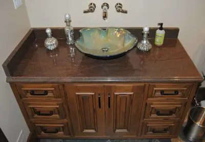 Couples' Bathroom Vanities — Kitchen Remodeling project by Thomas McNeil Cabinetry
