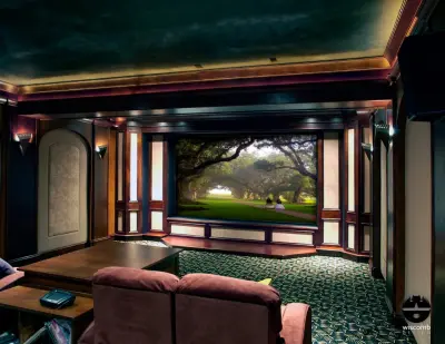 Residential Cinema — Kitchen Remodeling project by Wiscomb Design, LLC.