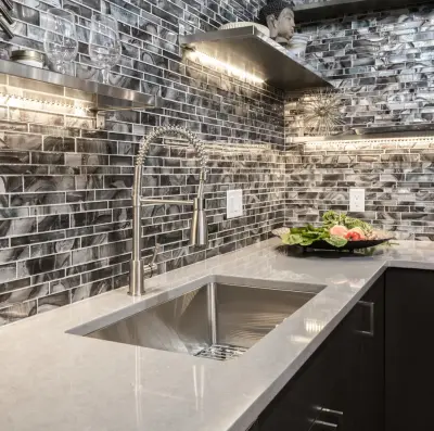 Ann Arbor Loft Renovation: Indie Rock Theme — Kitchen Remodeling project by Kami Michels-Center Design Studio | Interiors