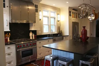 Oak Park Rustic Farmhouse Kitchen — Kitchen Remodeling project by Denise Hauser Design Co.
