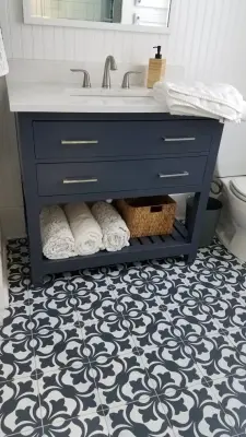 Irondequoit, NY Bathroom Renovation Returning Client by Julianna Hall - Cambre Kitchens & Bath,LLC