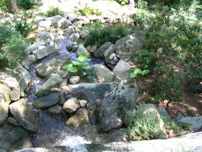 Wisecup: Huge Water Feature - Westport by TJB-INC Landscape & Drainage Contractor
