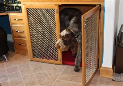 Dog kennel storage unit — Kitchen Remodeling project by Frontier Craftsmen